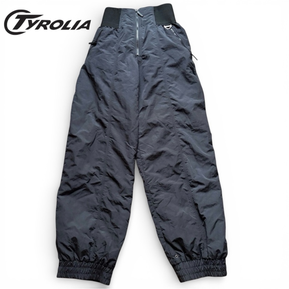 Tyrolia/Head Skiwear Petites High Waisted Black Snow Pants Snowboarding | Size 4